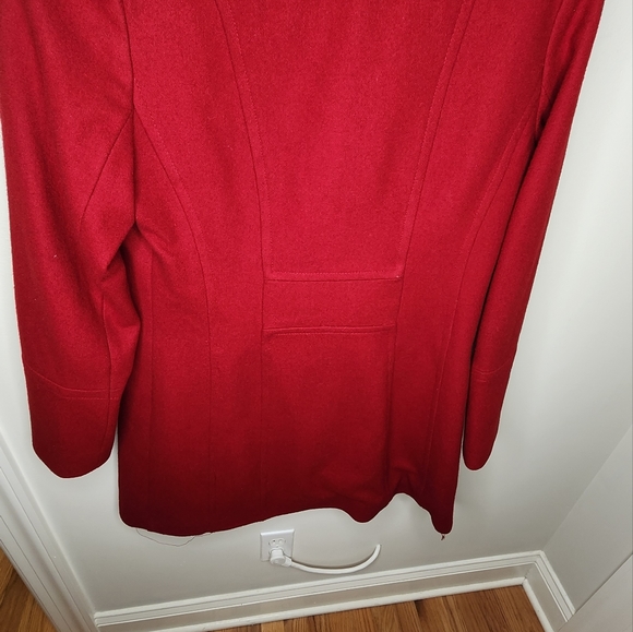 Calvin Klein Red Coat - Picture 2 of 4